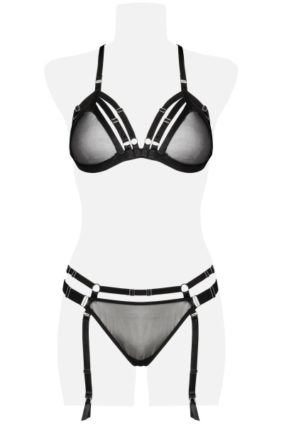 GREY VELVET 15123 Set BH & Straps String XS - XXL