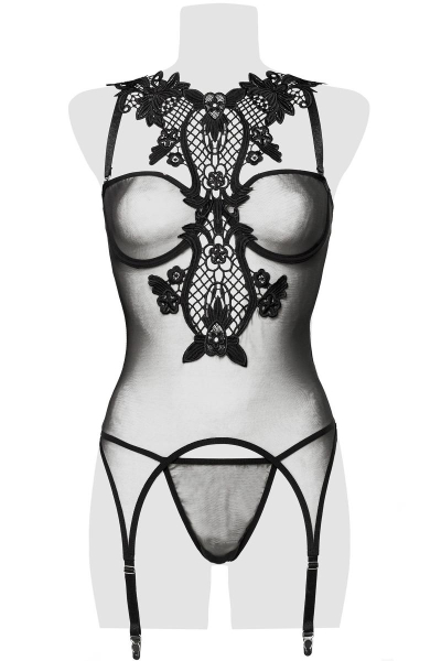 GREY VELVET 15263 Set Straps Top & String S - XL