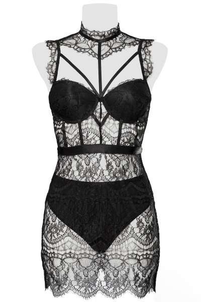 GREY VELVET 15310 Set BH Neglige Top & Slip S - XL