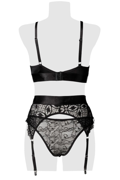 GREY VELVET 20207 Set BH, Slip & Strapsgürtel S - XXL