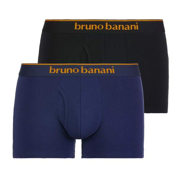 BRUNO BANANI 2er Pack Pant Quick ACCESS 22012477-4560 schwarz blau mit Eingriff
