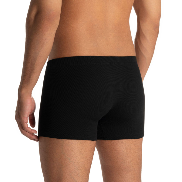 BRUNO BANANI 22012903 Short FINE RIB schwarz / weiß