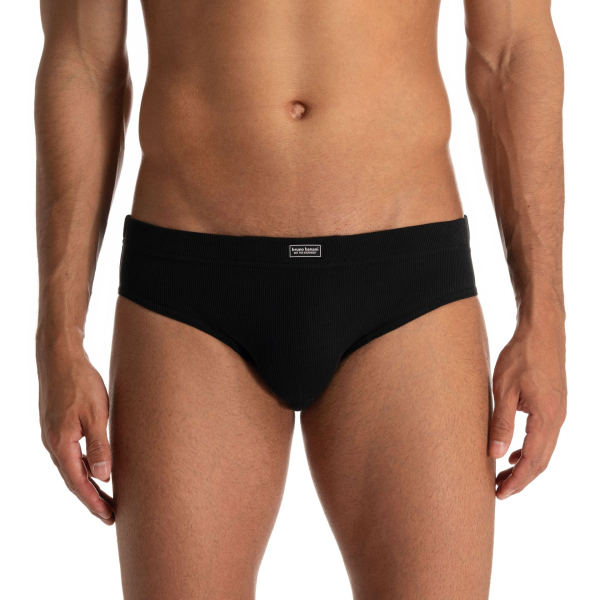 BRUNO BANANI 22022903 Sportslip FINE RIB schwarz / weiß