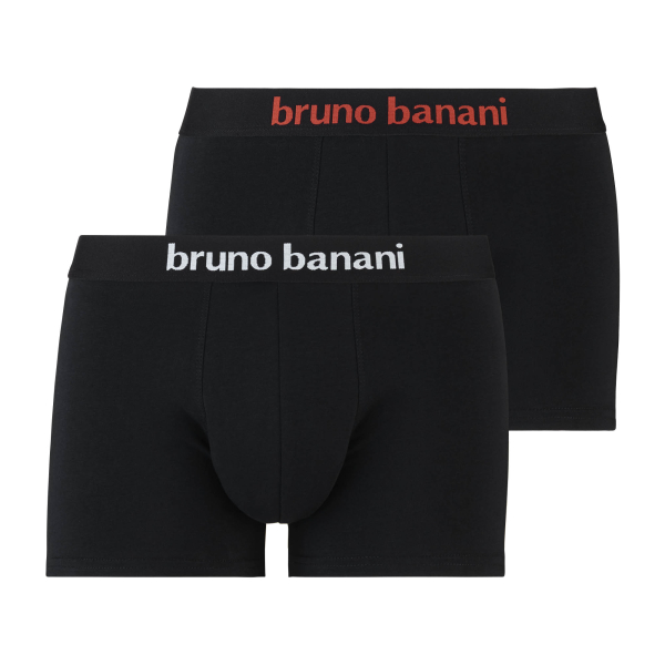 BRUNO BANANI 2er Pack Pant / Short FLOWING S - XXXL schwarz ws/rt 1936