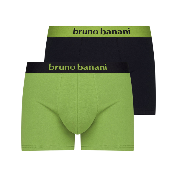 BRUNO BANANI 2er Pack Pant / Short FLOWING S - XXXL kiwigrün 4852
