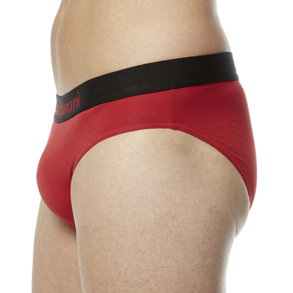 BRUNO BANANI 2er Pack Slip FLOWING S - XXXL rosenrot schwarz 4787