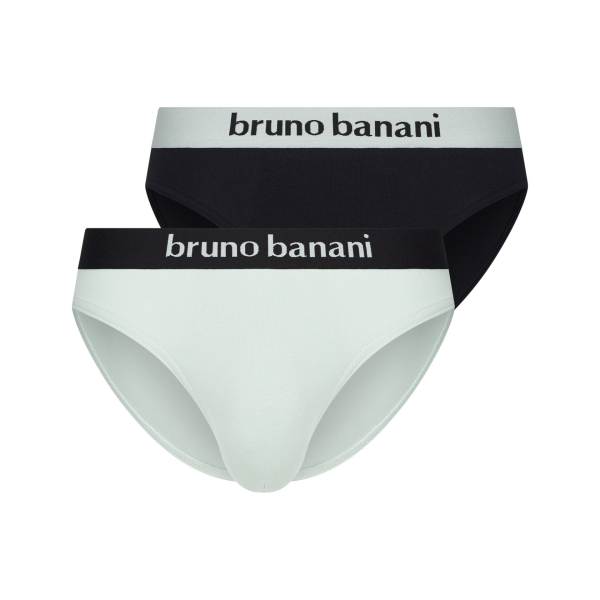 BRUNO BANANI 2er Pack Slip FLOWING S - XXXL gletscher 4856