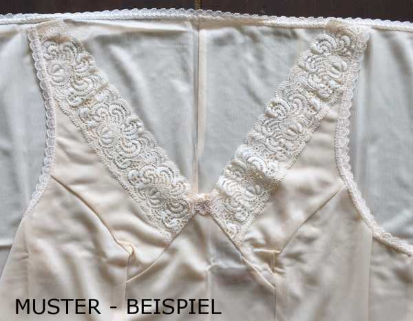 GRAZIELLA Hemdröckchen RITA Gr. 40 - 58 weiss schwarz puder 70cm 28450530