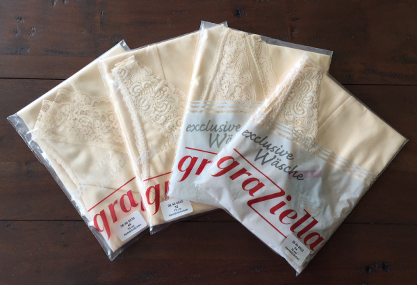 GRAZIELLA Hemdröckchen RITA Gr. 40 - 58 weiss schwarz puder 70cm 28450530