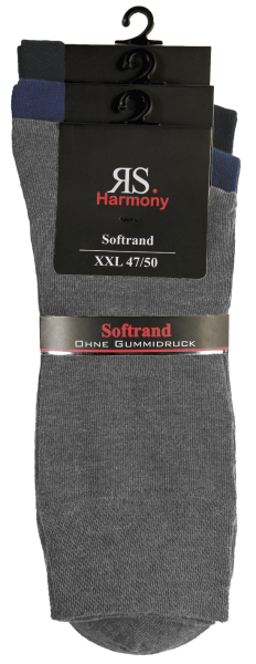 3 Paar RS. Harmony 31043 Socken / Strümpfe Übergröße XL 47-50