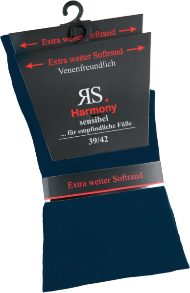 10 Paar RS. Harmony 31123 Gesundheitssocken MARINE 39-42, 43-46
