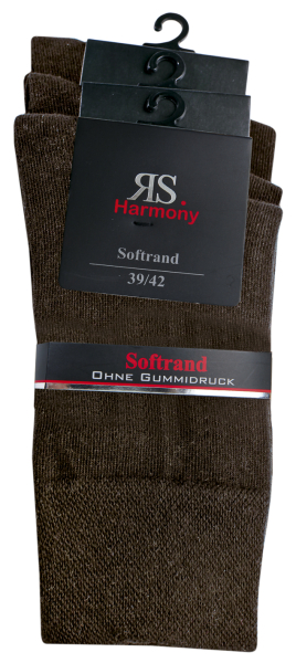 9 Paar RS. Harmony 31212 EXTRA STRUMPF "MOCCA" 39-42, 43-46