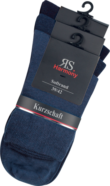 9 Paar RS. Harmony 32030 Kurzschaftstrumpf jeanstöne 39-42, 43-46
