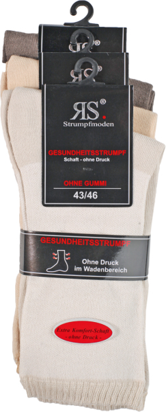 9 Paar RS. Harmony 32510 Gesundheitssocken NATURTÖNE 39-42, 43-46