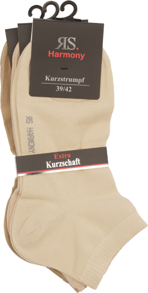 9 Paar RS. Harmony 35200 Kurzstrumpf naturtöne 39-42, 43-46