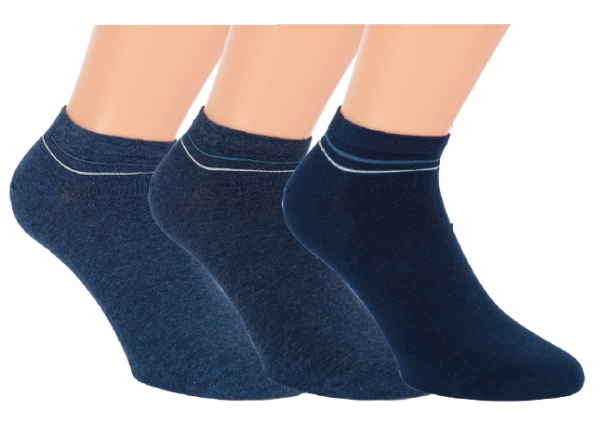 6 Paar RS. Harmony 35251 Sneaker blautöne 39-42, 43-46
