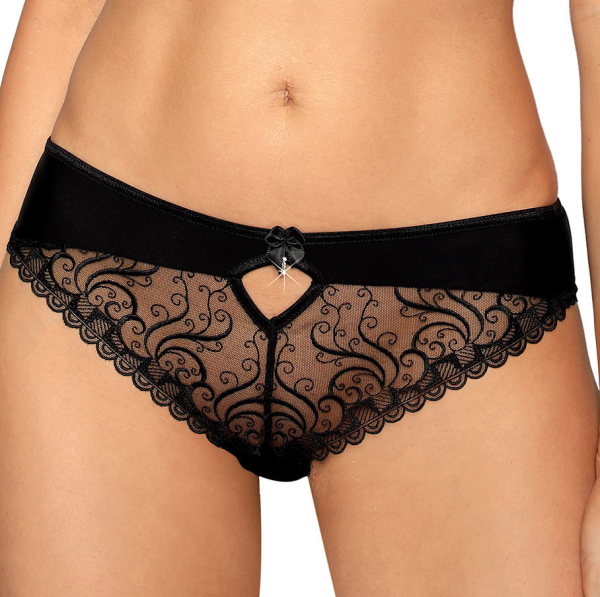 RÓZA 10121 Slip ANUK schwarz S-XL