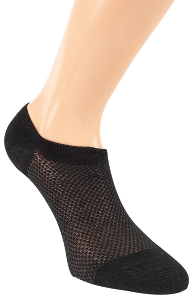 9 Paar RS. Harmony 43090 BAMBUS Füsslinge schwarz 2 Größen