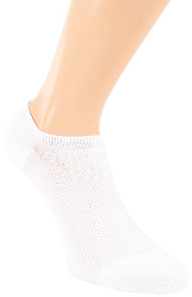 9 Paar RS. Harmony 43091 BAMBUS Füsslinge weiß 2 Größen