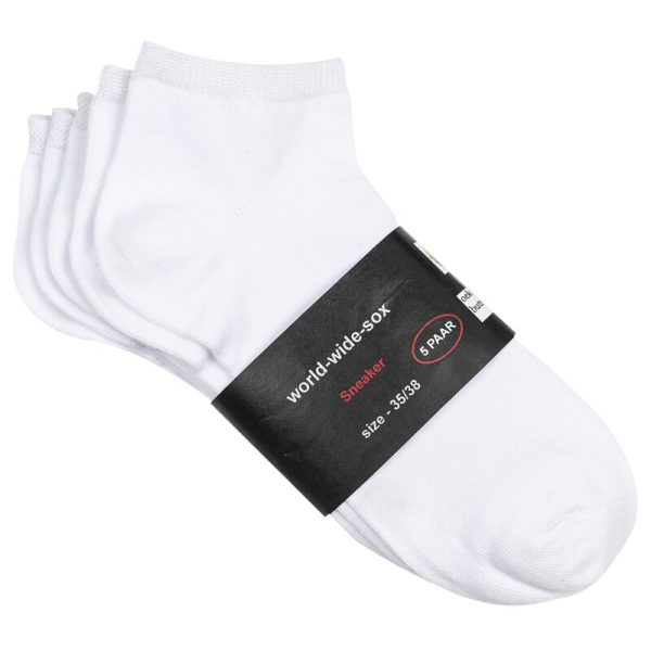 RS. Harmony 45232 (10 Paar) klassische Sneaker 35-38, 39-42, 43-46 weiß