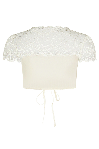 NINA von C. 48462971 Dirndl Bluse NINA kurzarm Gr. 34-44 champagner