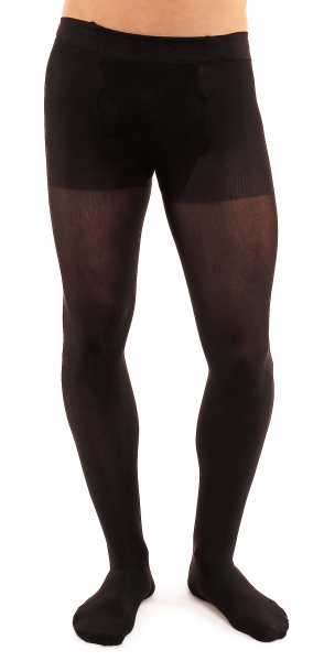 GLAMORY Microman 100 Herrenstrumpfhose M - 4XL in schwarz G-50420