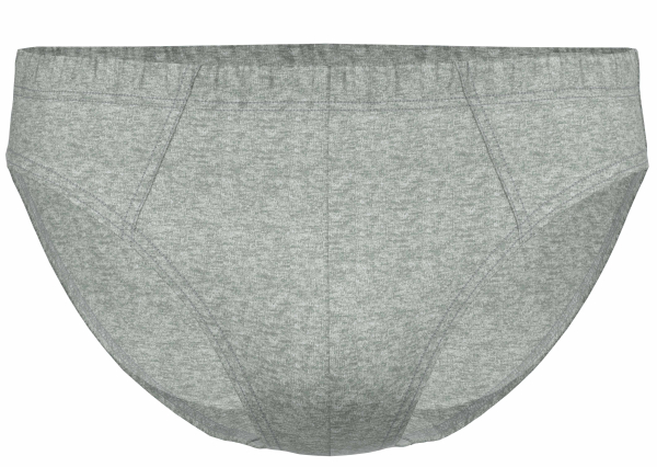 SEIDENSTICKER 51002 Slip 3er Pack M - XXL schwarz, anthrazit, grau melange 483