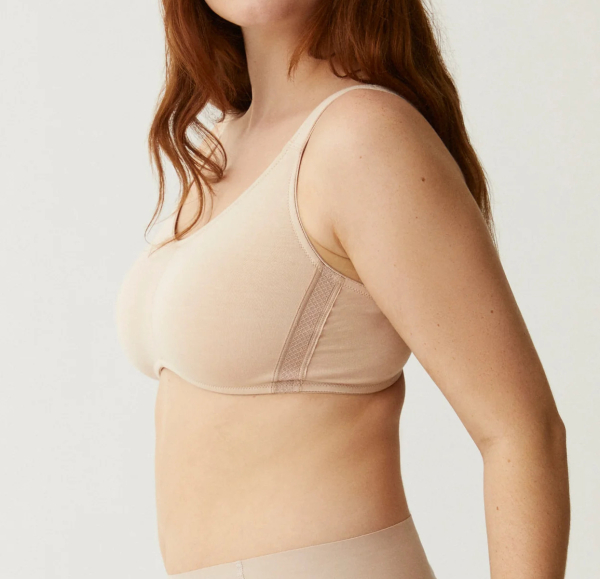 NATURANA 5245 Soft BH Entlastungsträger 80 - 105, B - D  weiß light beige