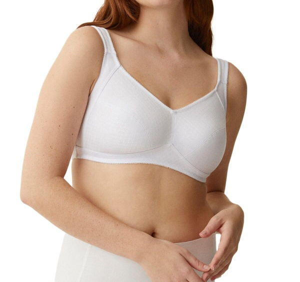 NATURANA 5319 Soft BH Komfortträger 80 - 100, B - D weiß schwarz
