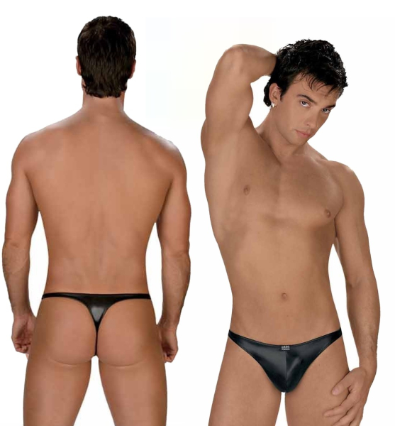 EROS VENEZIANI Herren String 5405 Kunstleder