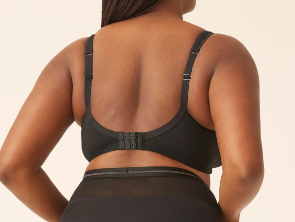 NATURANA 5504 Soft BH mit Mesh 70 - 105, B - F weiß schwarz