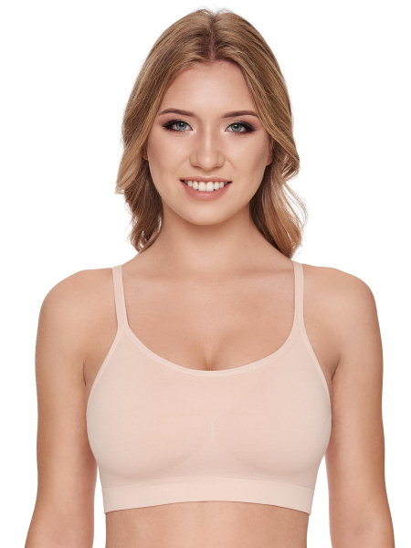 SUSA ❤ Wellness Bustier 5553 ❤ mit Schale S - XL, weiß flieder anthrazit nude
