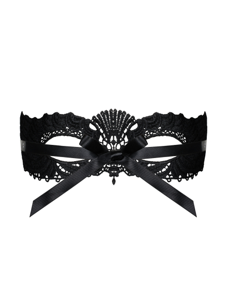 OBSESSIVE Guipure Maske A700 schwarz