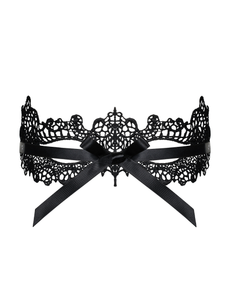 OBSESSIVE Guipure Maske A701 schwarz