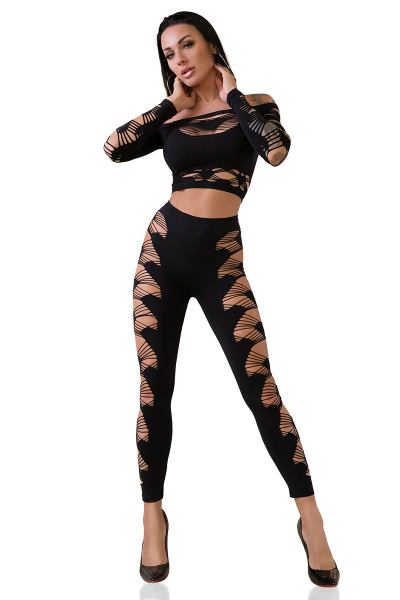 CHILIROSE Top & Leggings CR4436 Größe S/M onesize