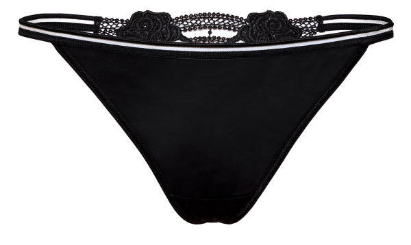 RÓZA 10038 String LEA schwarz S-XL