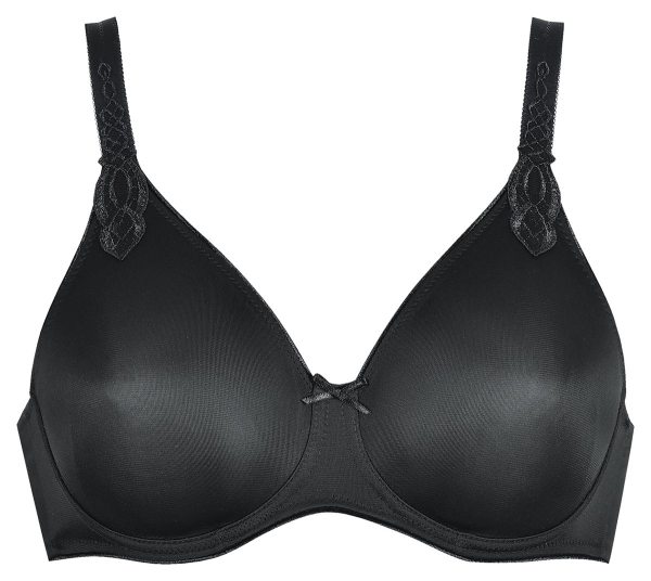 NATURANA 7208 Minimizer Bügel BH mit Schale 75 - 95, B - F weiß schwarz