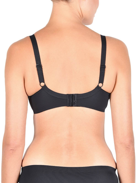 NATURANA 7208 Minimizer Bügel BH mit Schale 75 - 95, B - F weiß schwarz