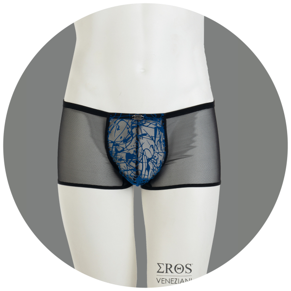 EROS VENEZIANI Herren Pant Push Up 7387 schwarz