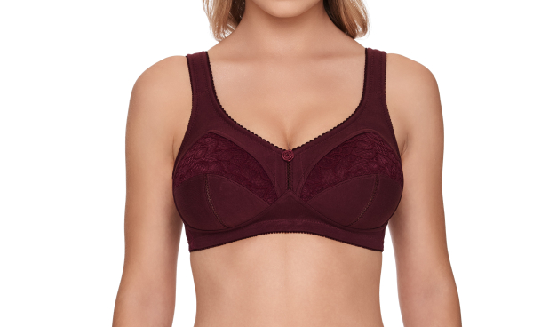 SUSA Soft BH 7395 ohne Bügel 80-110, B-E aubergine (066)