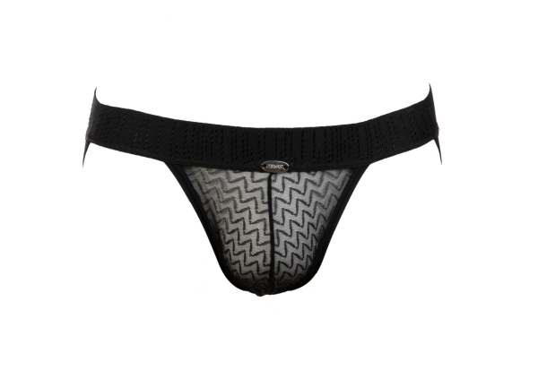 EROS VENEZIANI Herren Jock String 7440 schwarz