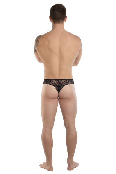 EROS VENEZIANI Herren String Push Up 7472 schwarz