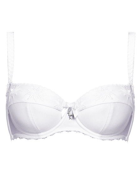 SUSA ❤ Dirndl BH 7614 ❤ gefüttert mit Bügel und herausnehmbaren Kissen 70-95, A-F weiß