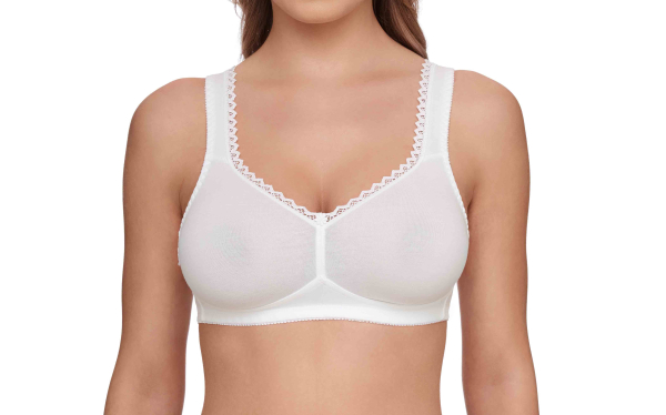 SUSA 95A Sonderpreis Soft-BH 7758 gemoldet ohne Bügel ORGANIC COTTON weiss 003