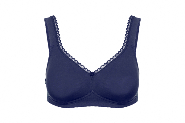 SUSA Soft-BH 7758 marine, gemoldet ohne Bügel 75-95, A-E ORGANIC COTTON 022