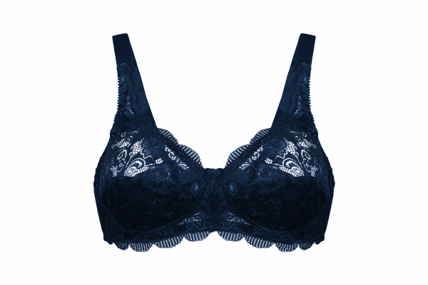 SUSA 80D Sonderpreis Spitzen BH 7814 ohne Bügel 75-110, B-F marine (022)