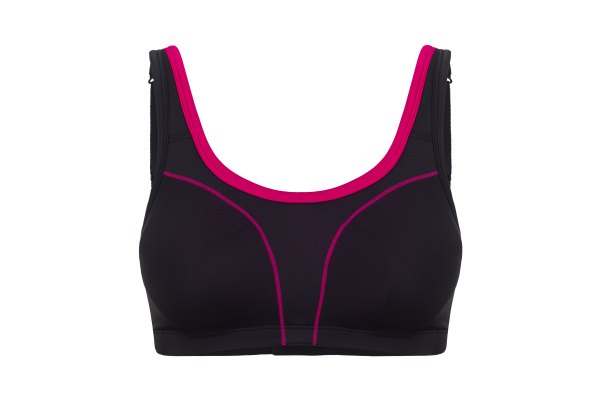 SUSA 75G Sonderpreis Sport BH High Support 7897 ohne Bügel SCHWARZ-PINK 244