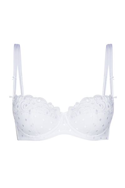SUSA 85F SONDERPREIS Dirndl BH 8031 mit Bügel und Schale weiß
