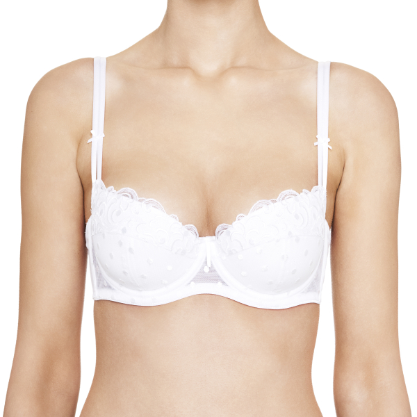 SUSA 85F SONDERPREIS Dirndl BH 8031 mit Bügel und Schale weiß