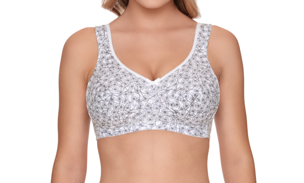 SUSA Soft BH 8053 ohne Bügel 80-120, B-G white-grey (238)